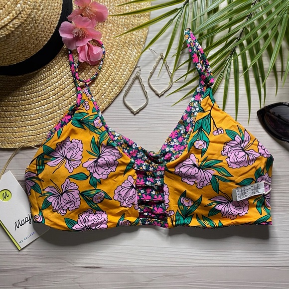 Maaji ๐ธ 4-Way Floral Bikini Top - Picture 9 of 12